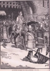 Abreise von Bischof Odo aus Rochester, 1088 n. Chr.